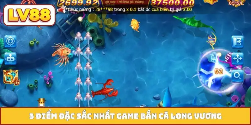3 điểm đặc sắc nhất game bắn cá Long Vương