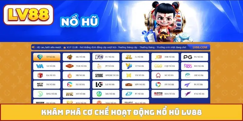 Khám phá cơ chế hoạt động nổ hũ LV88